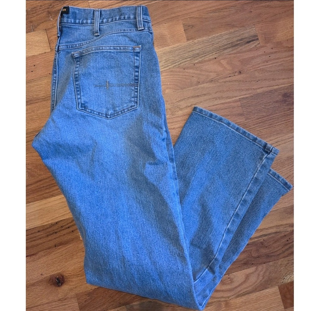 Ariat Rebar M4 Relaxed Boot Cut Jeans Mens 32x34 Blue Denim Work Pants